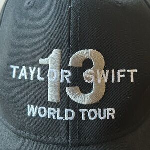 RARE Taylor Swift World Tour Black Cap Excellent Condition